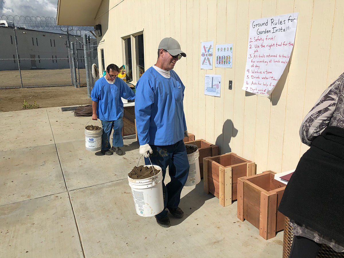 Avenal State Prison garden